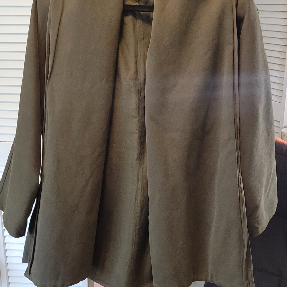 James Perse Standard Olive Green Women's Jacket Made In Italy
